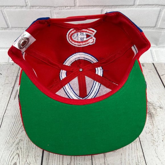 Vintage‎ Montreal Canadiens NHL Jersey Twins Enterprise Hat Snapback Cap New Men - Picture 4 of 7